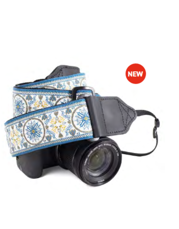 Perri's Corp Perri's Camera Strap 2in Crossbody - Blue Mandala