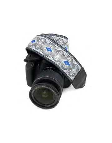 Perri's Camera Strap 2in - Royal Silver
