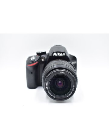 Pre-Owned - Nikon D3400 DSLR Camera with 18-55mm Lens (Black) at