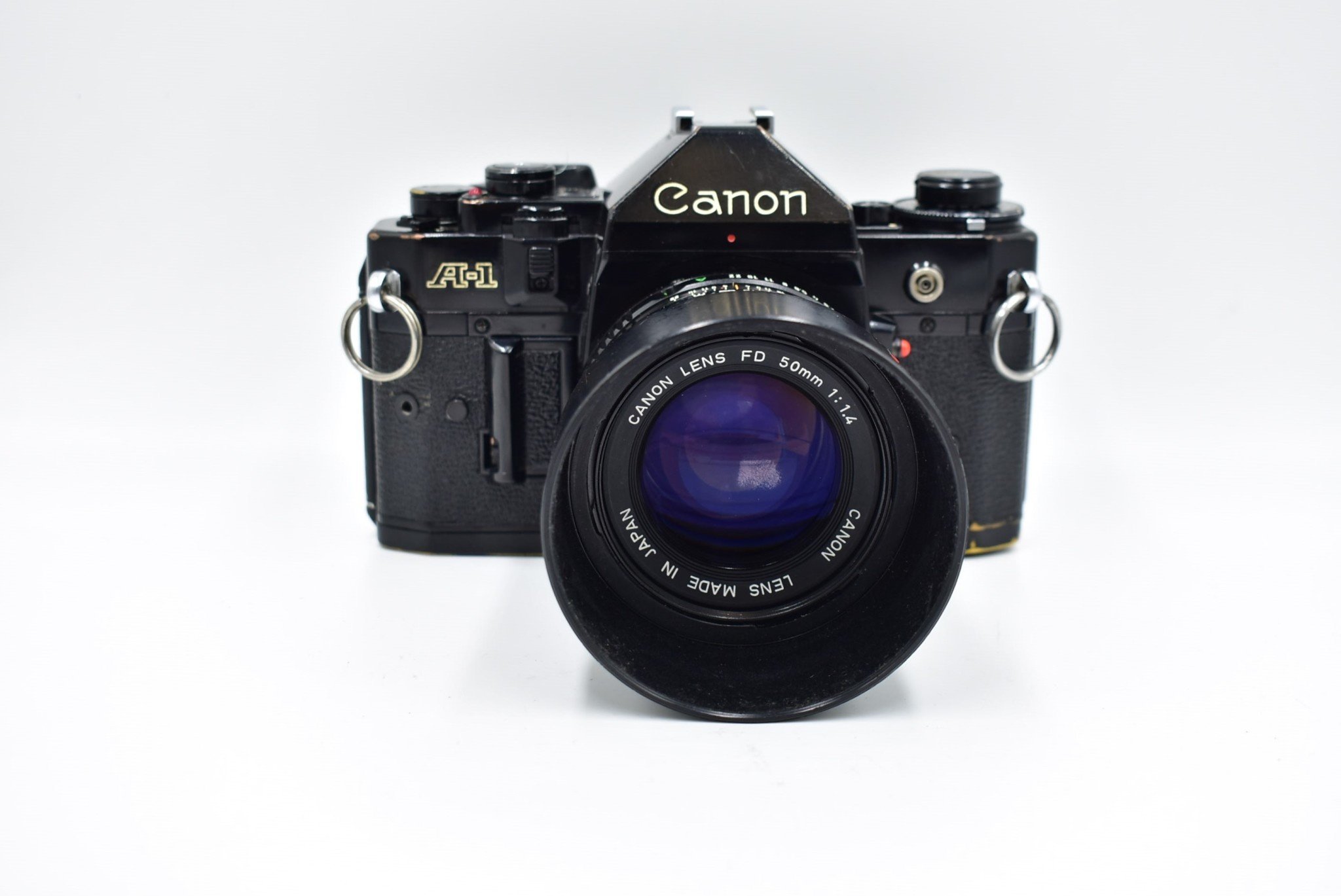 国産品 Canon A-1 Camera Ein u0026 NewFD50mmF1.4 完動品 フィルムカメラ カメラ