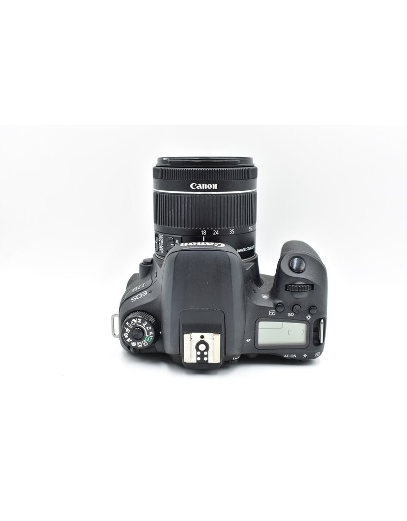 Canon Pre-Owned Canon EOS 77D W/18-55 F3.5 Lens  {24.2MP}