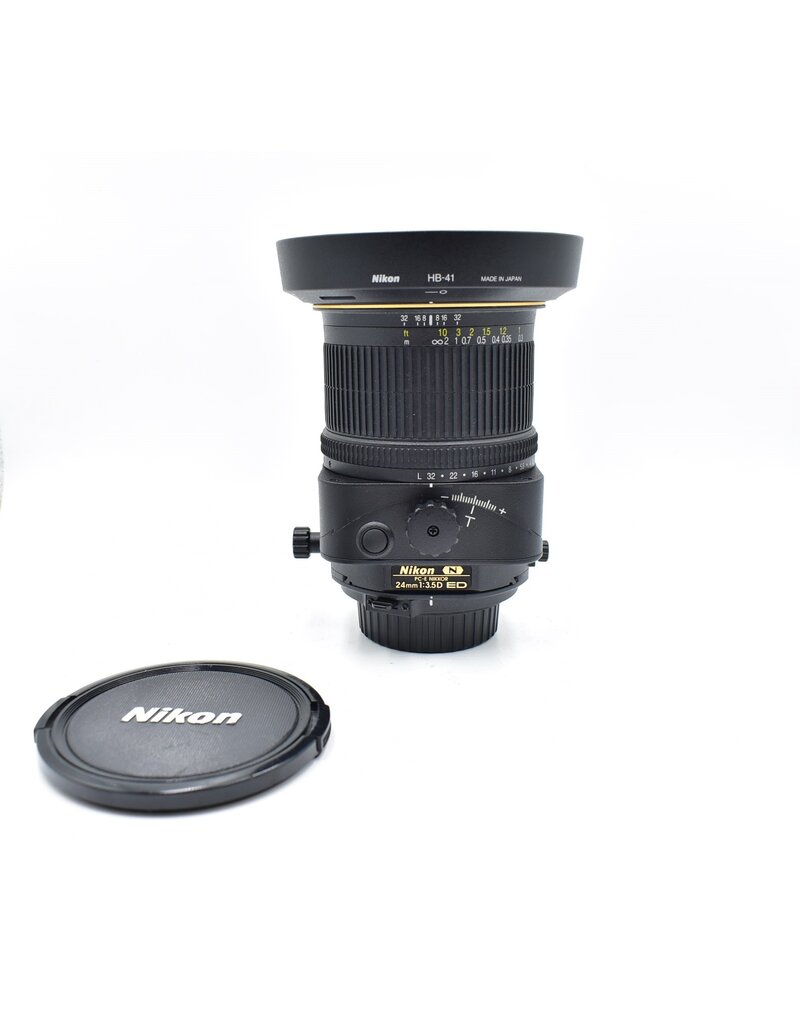 Nikon Pre-Owned Nikon PC-E NIKKOR 24mm f/3.5 D ED Tilt-Shift Manual Focus Lens