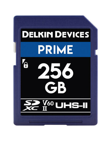 Delkin Delkin Devices 256GB Prime UHS-II SDXC Memory Card