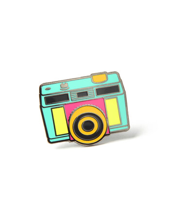 Photogenic Supply Co. Photogenic Supplies Co. Neon Camera Pin - Silver Finish