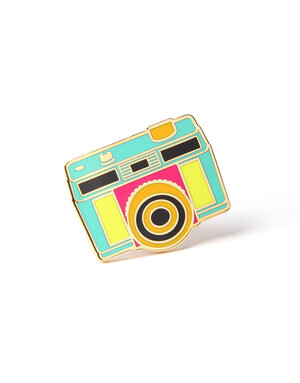 Photogenic Supply Co. Photogenic Supplies Co. Neon Camera Pin - Gold Finish