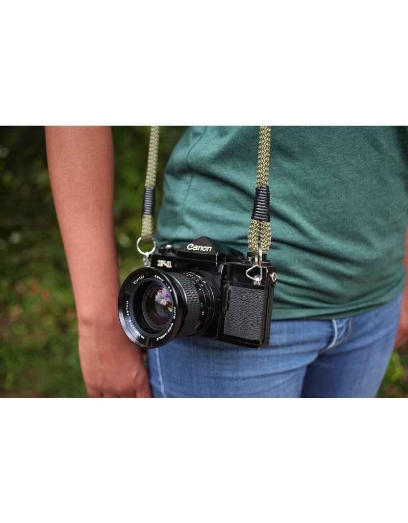 Photogenic Supply Co. Rope Camera Strap - Black Landscape