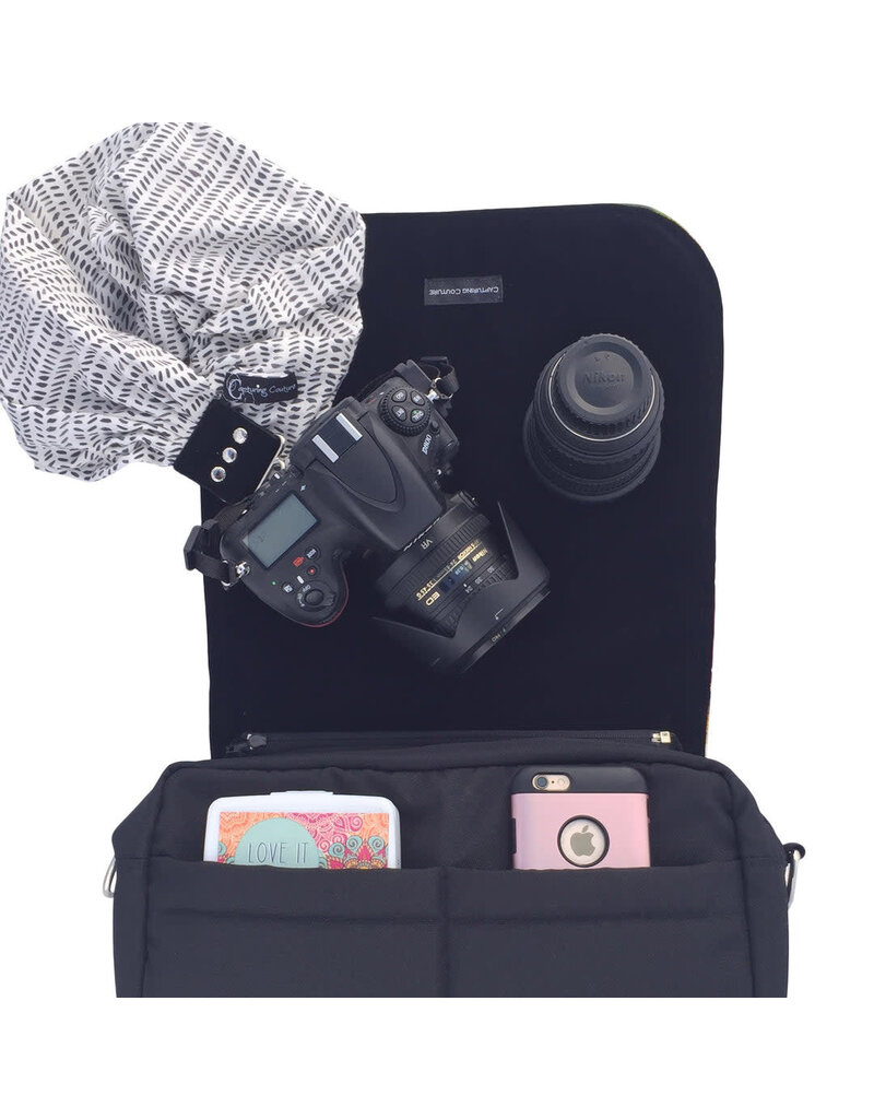 CAPTURING COUTURE Capturing Couture Camera Bag: Longrock  ( Interchangeable Flap)