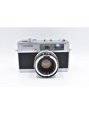 Pre-Owned Minolta HI-Matic 7S 35mm Camera, Chrome (refurbished)