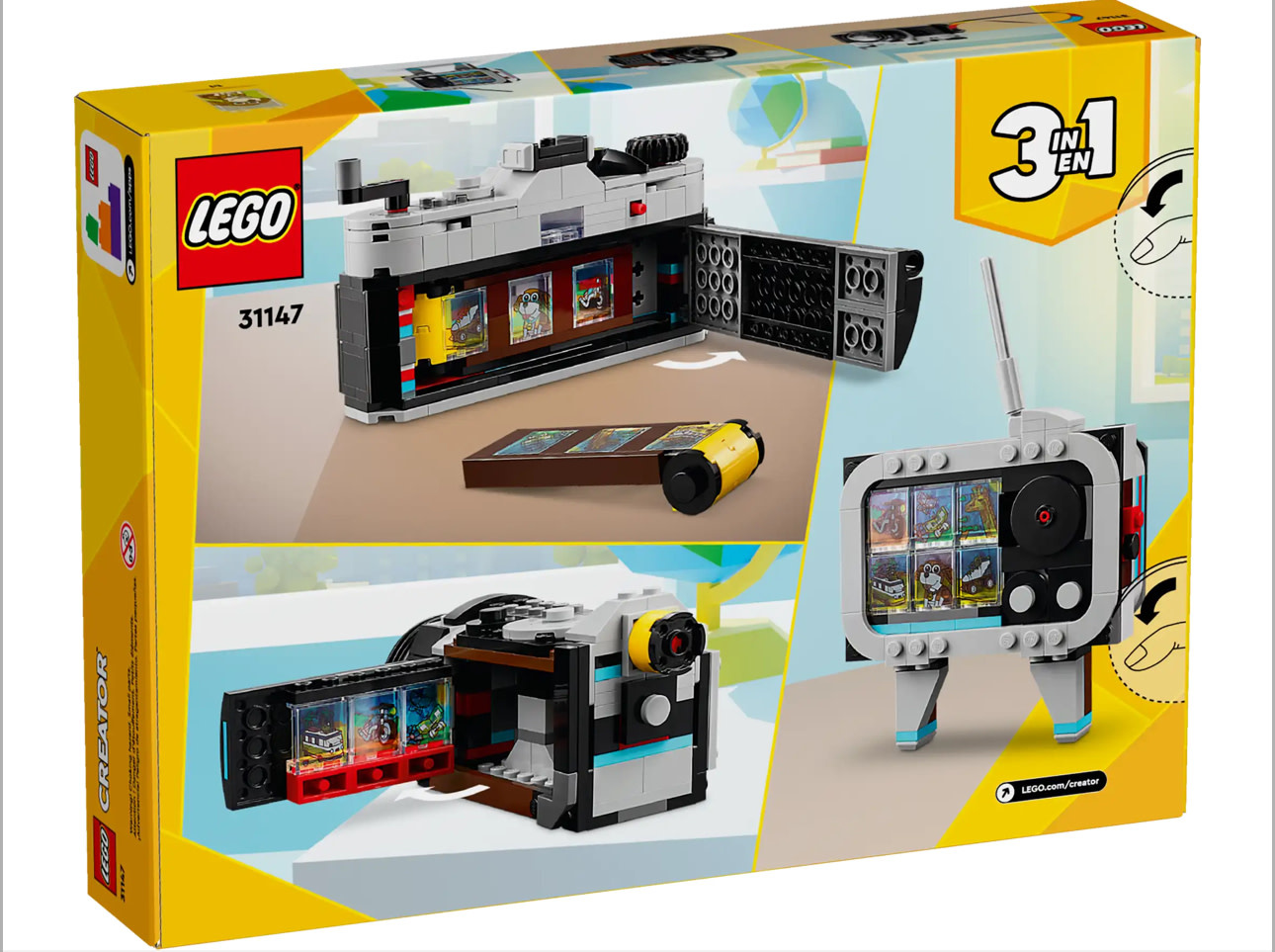 Lego Creator 3-in-1 Retro Camera Kit - Tuttle Cameras