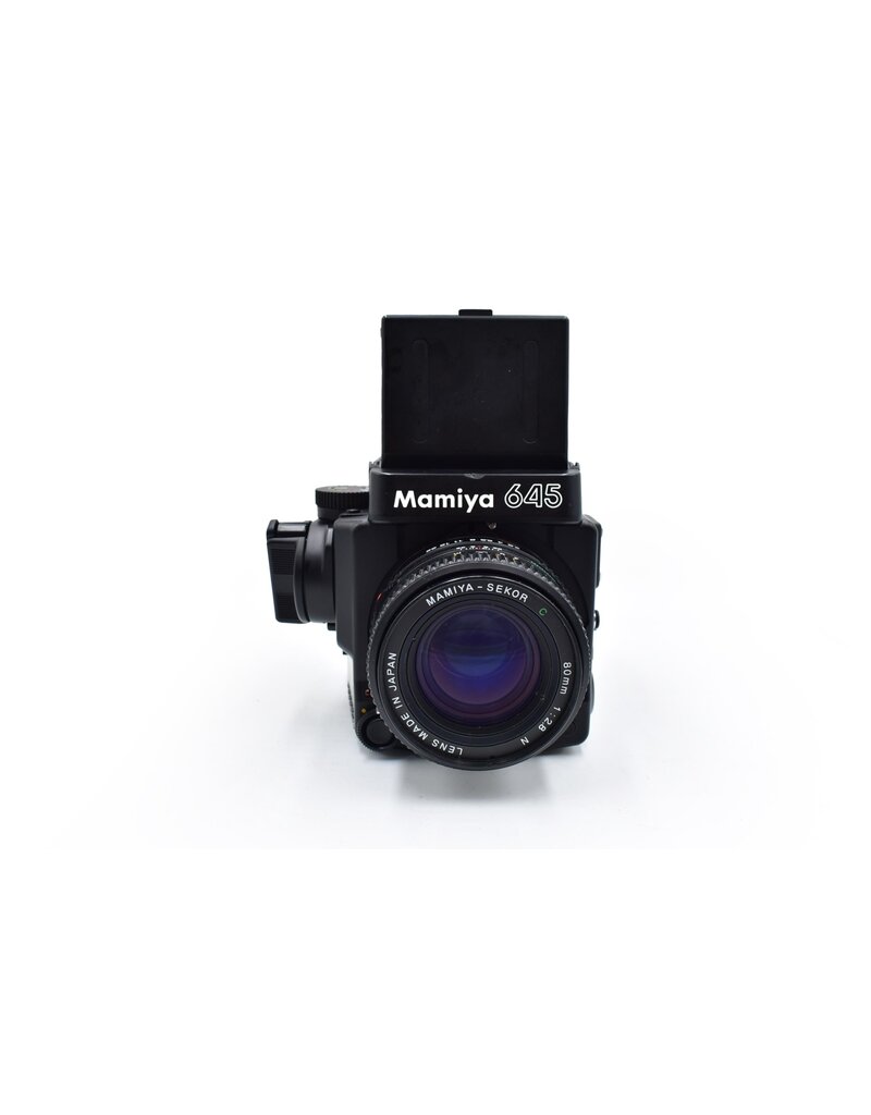 Pre-owned Mamiya M645 W/WL ViewFinder and Sekor C 80mm F2.8 Lens