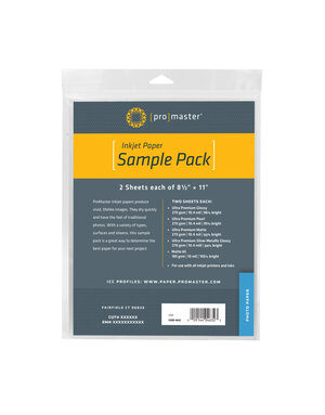 Promaster Inkjet Paper Sample Pack