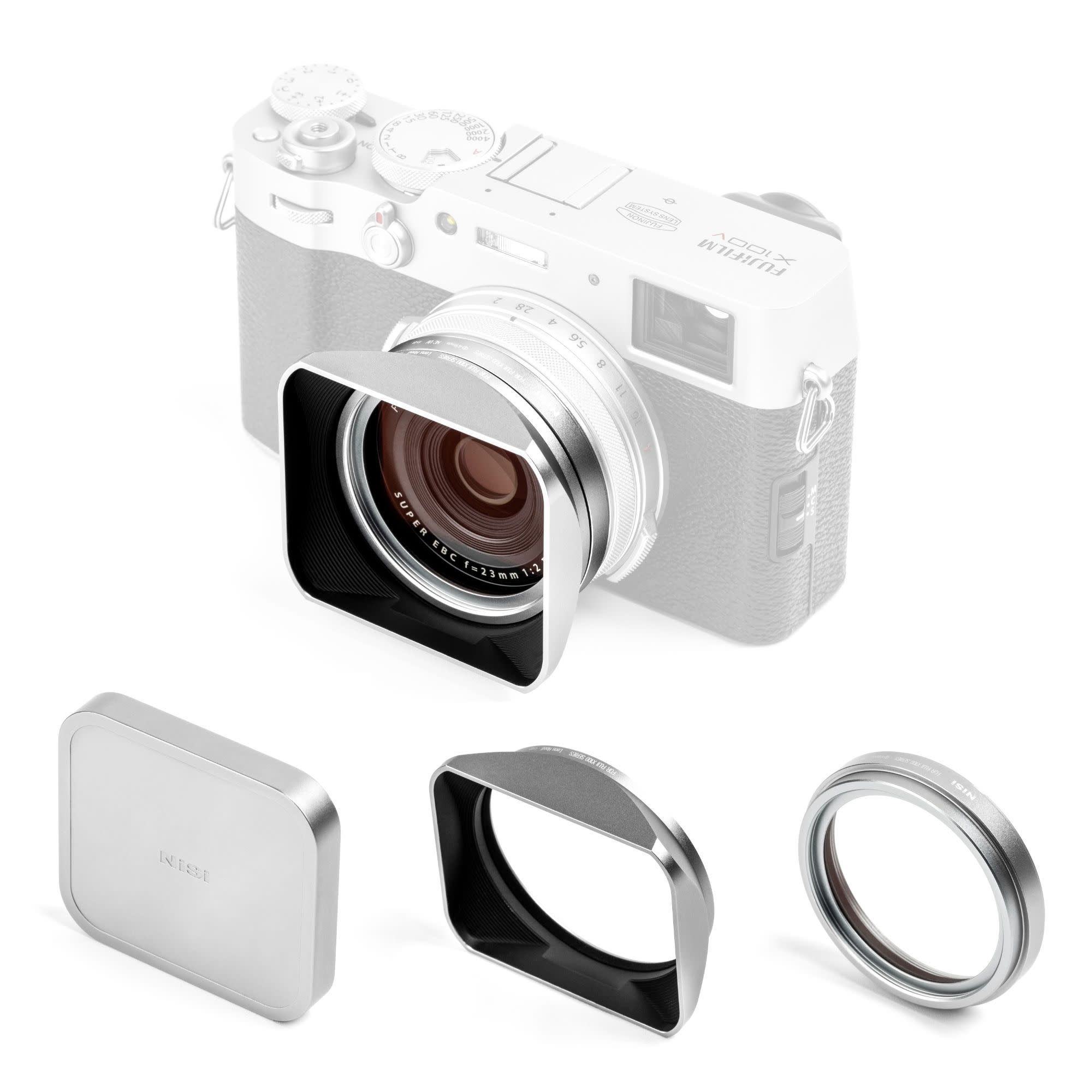NiSi X100 Series NC UV Filter and Hood Kit (Silver) - Tuttle NiSi X100 Series NC UV Filter and Hood Kit (Silver) - Tuttle