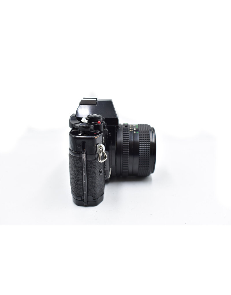 Canon Pre-Owned Canon A-1 W/28mm F2.8 35mm Camera Black