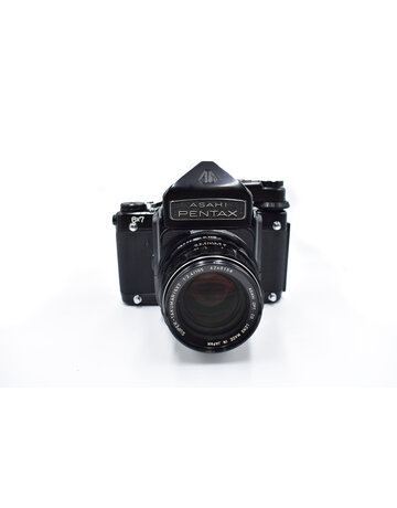 Pre-owned Asahi Pentax 6x7 w/ 105mm F2.4 Lens 120mm Film Camera