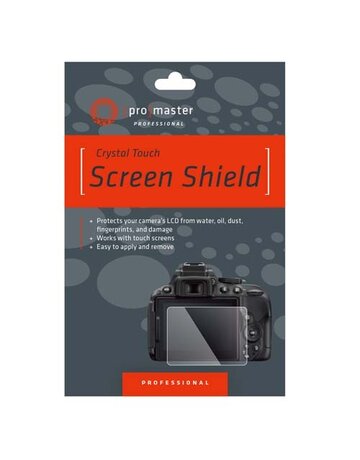 Promaster Crystal Touch Screen Shield - Canon G7X Mark III, T8i, EOS R50, EOS R8