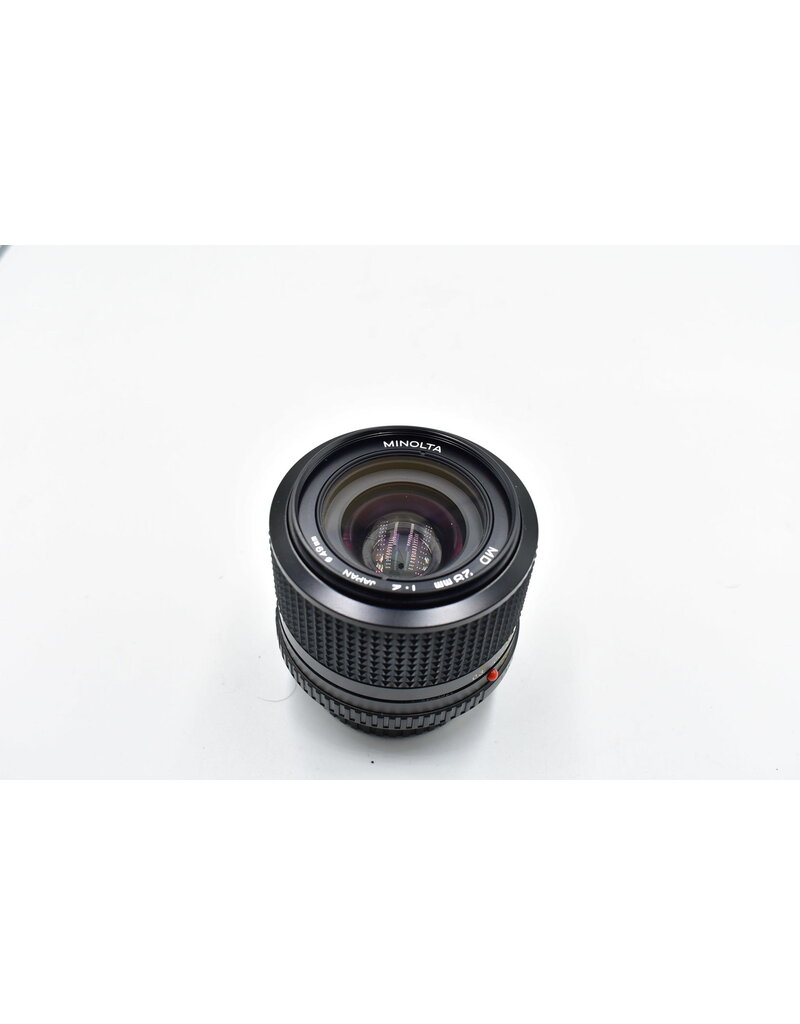 Pre-owned MinoltaMD 28mm f/2 Wide Angle MF Lens From JAPAN