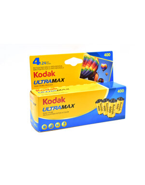 Kodak Kodak UltraMax 400 Film, 4 Rolls, 24 Exposure, 4 x 24, Expired 01/2012
