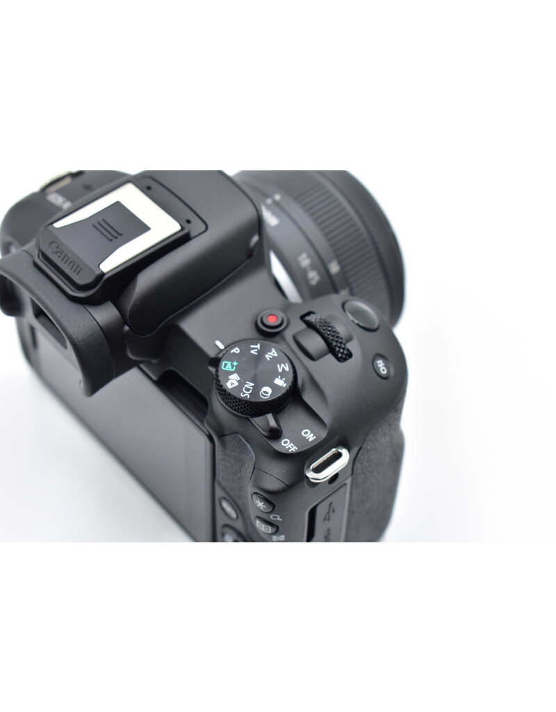 Canon Pre-owned Canon EOS R50 Mirrorless Camera with 18-45mm Lens (Black)