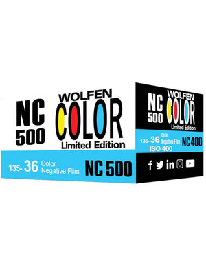 ORWO Wolfen NC500 Color Negative Film (35mm Roll Film, 36 Exposures) Expired 10/24