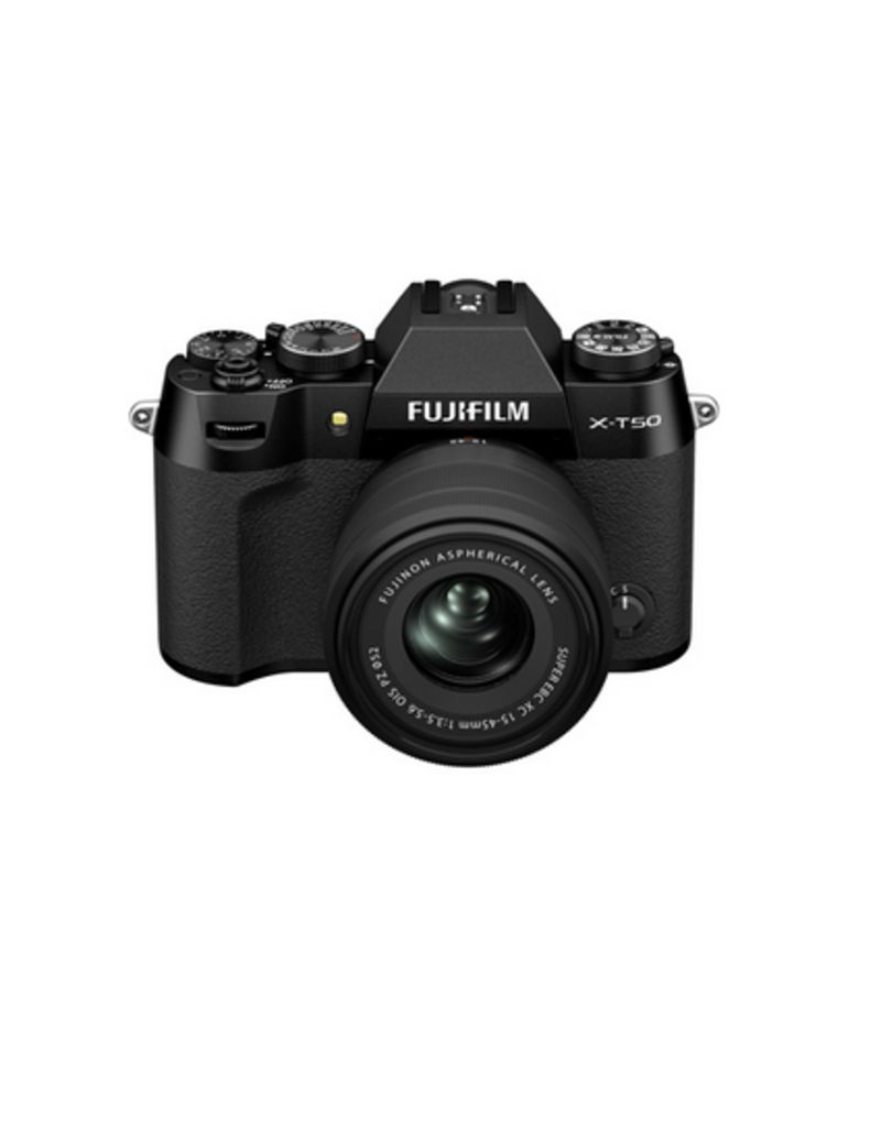 Fujifilm FUJIFILM X-T50, BLACK with XC15-45mmF3.5-5.6 OIS PZ Lens Kit