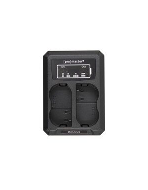 Promaster Dually Charger - USB for Nikon EN-EL15, EN-EL15a, EN-EL15b, EN-EL15c