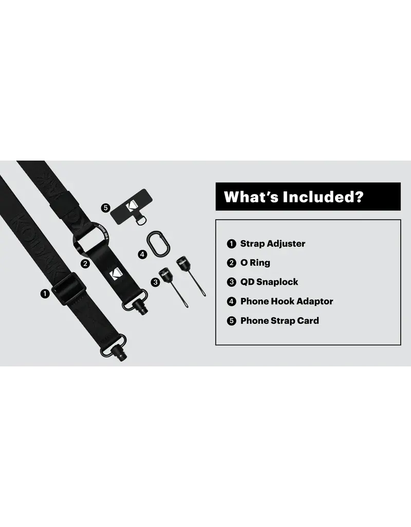 Kodak KODAK Multi-Purpose Camera Strap (Silver)
