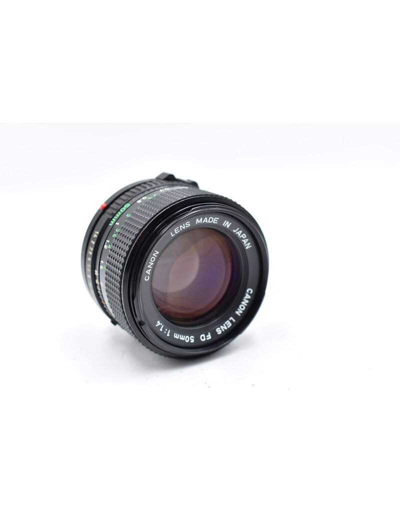 Canon Pre-owned Canon 50mm F1.4 FD Mount Lens