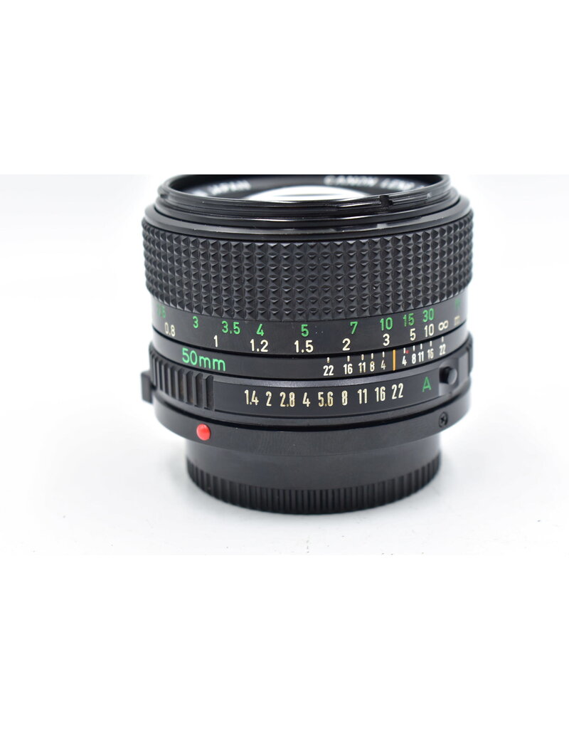 Canon Pre-owned Canon 50mm F1.4 FD Mount Lens