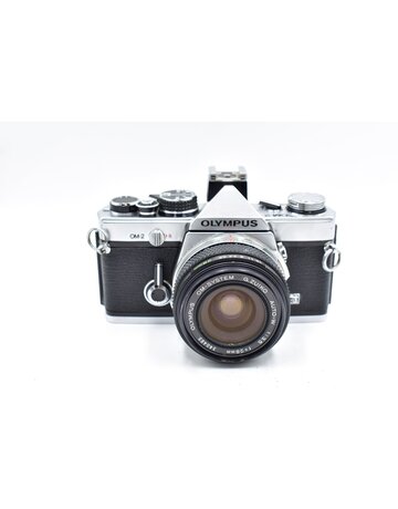 Olympus Pre-Owned Olympus OM-2 w/28mm F3.5 Lens 35mm Film Camera