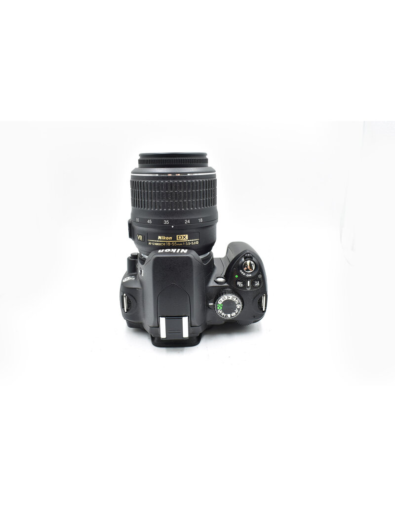 Nikon Pre-owned Nikon D60 10.2MP Digital DSLR Camera w/ AF-S Nikkor DX 18-55mm 3.5