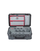 SKB iSeries Dark Gray 3i-2011-7gt Case w/TT Dividers and Lid Organizer