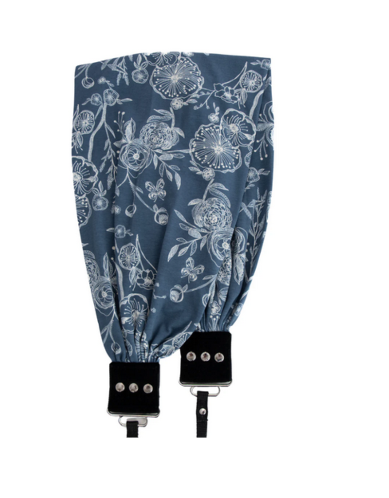 CAPTURING COUTURE Capturing Couture Poppy Blue Scarf with Pocket