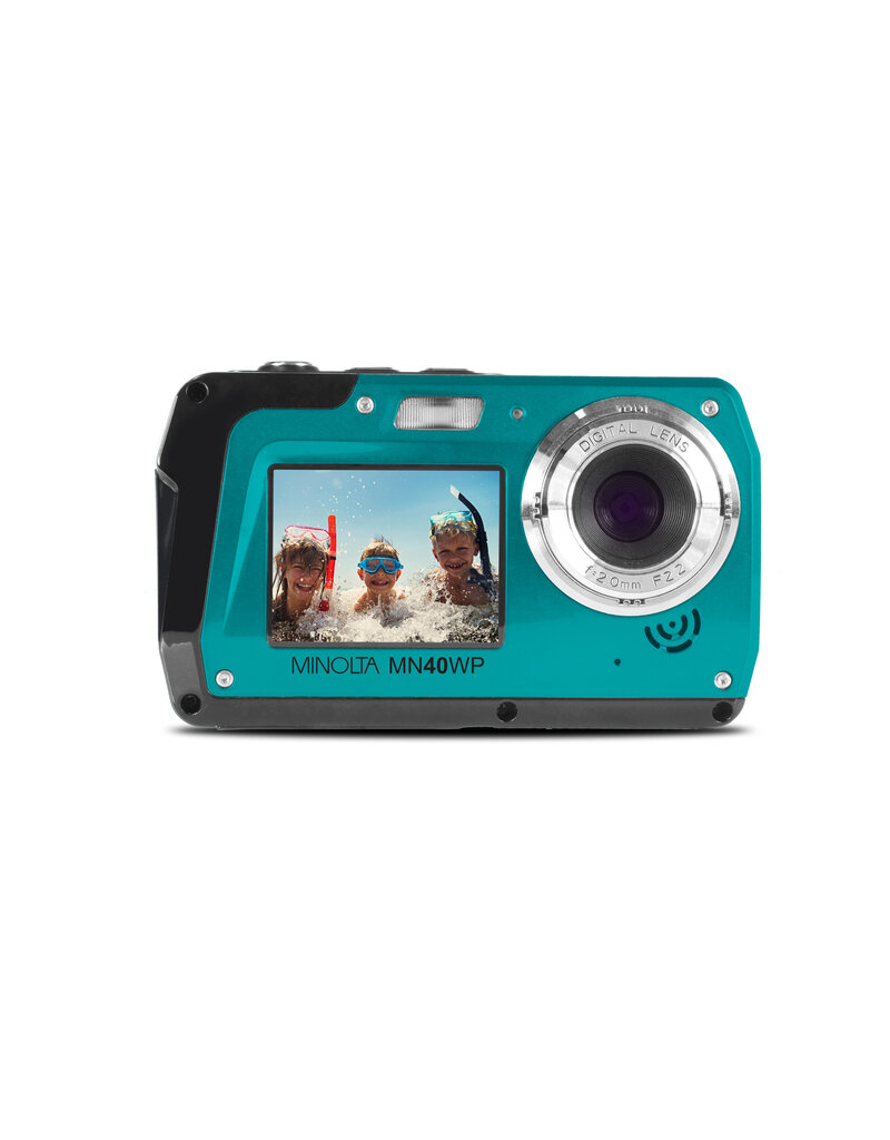 Minolta MINOLTA MN40WP 48 MP / 2.7K Ultra HD Waterpoof Digital Camera (Blue)