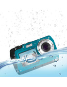 Minolta MINOLTA MN40WP 48 MP / 2.7K Ultra HD Waterpoof Digital Camera (Blue)
