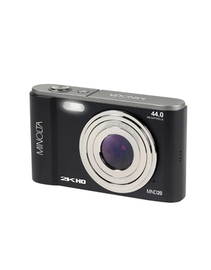 Minolta MINOLTA MND20 44 MP / 2.7K Ultra HD Digital Camera (Black)