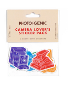 Photogenic Supply Co. PhotoGenic Camera Lover's Sticker Pack