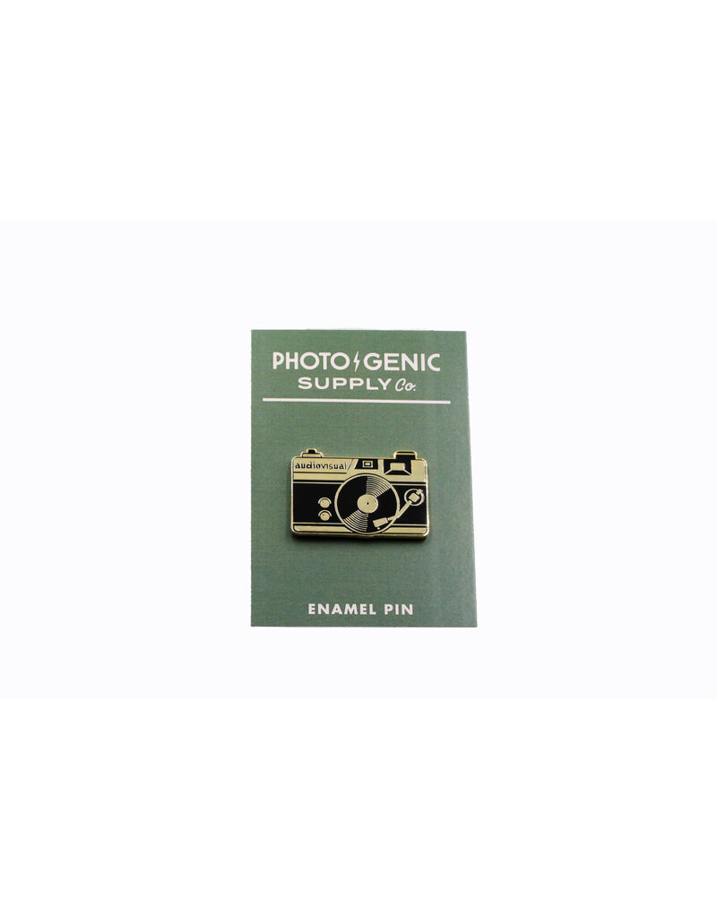 Photogenic Supply Co. Photogenic Supplies Co. Audiovisual / Gold Enamel Pin