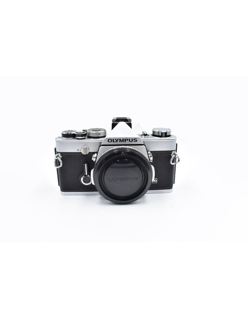 Pre-Owned Olympus OM-1 Body Only Silver 35mm Film Camera Pre-Owned Olympus OM-1 Body Only Silver 35mm Film Camera