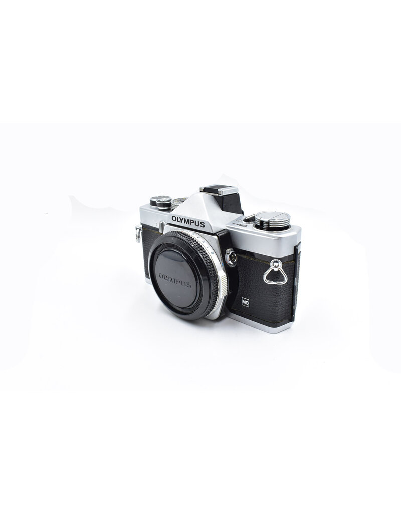 Pre-Owned Olympus OM-1 Body Only Silver 35mm Film Camera Pre-Owned Olympus OM-1 Body Only Silver 35mm Film Camera
