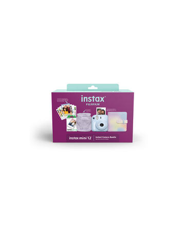 Fujifilm Instax Mini 12 Pastel Blue Holiday Bundle