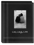Pioneer Pioneer  "Live, Laugh, Love" Embroidered Frame Mini Photo Album, Black