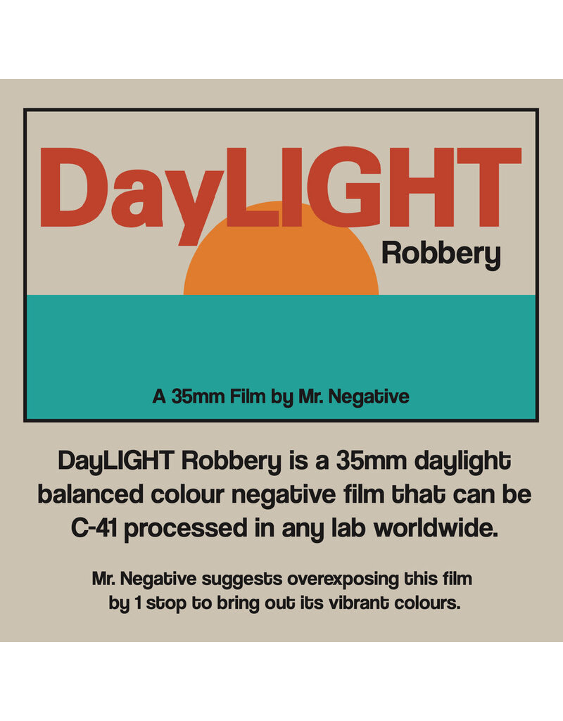 Mr. Negative Mr Negative DayLIGHT Robbery - 35mm Film, 400 ISO, 36 Exposure