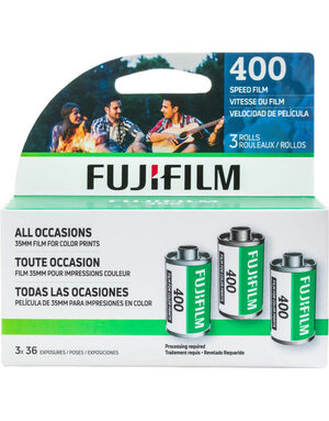 Fujifilm FUJIFILM 400 Color Negative Film (3-Pack, 35mm Roll Film, 36 Exposures)