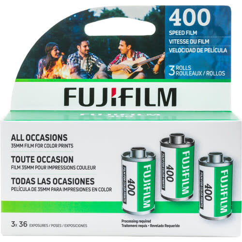 FUJICOLOR SUPERIA 400 3本パック Fuji Superia 400 X-TRA 3 PK - Tuttle Cameras