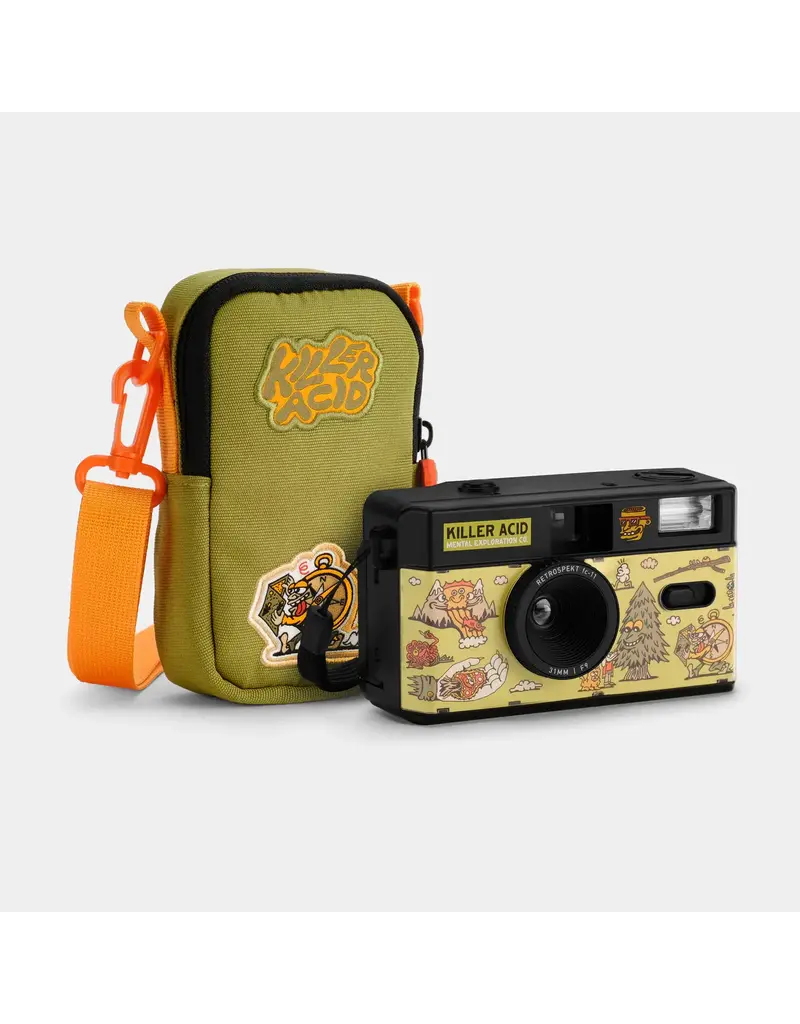 Retrospekt Killer Acid “Mental Exploration Co.” FC-11 35mm Film Camera & Bag Bundle