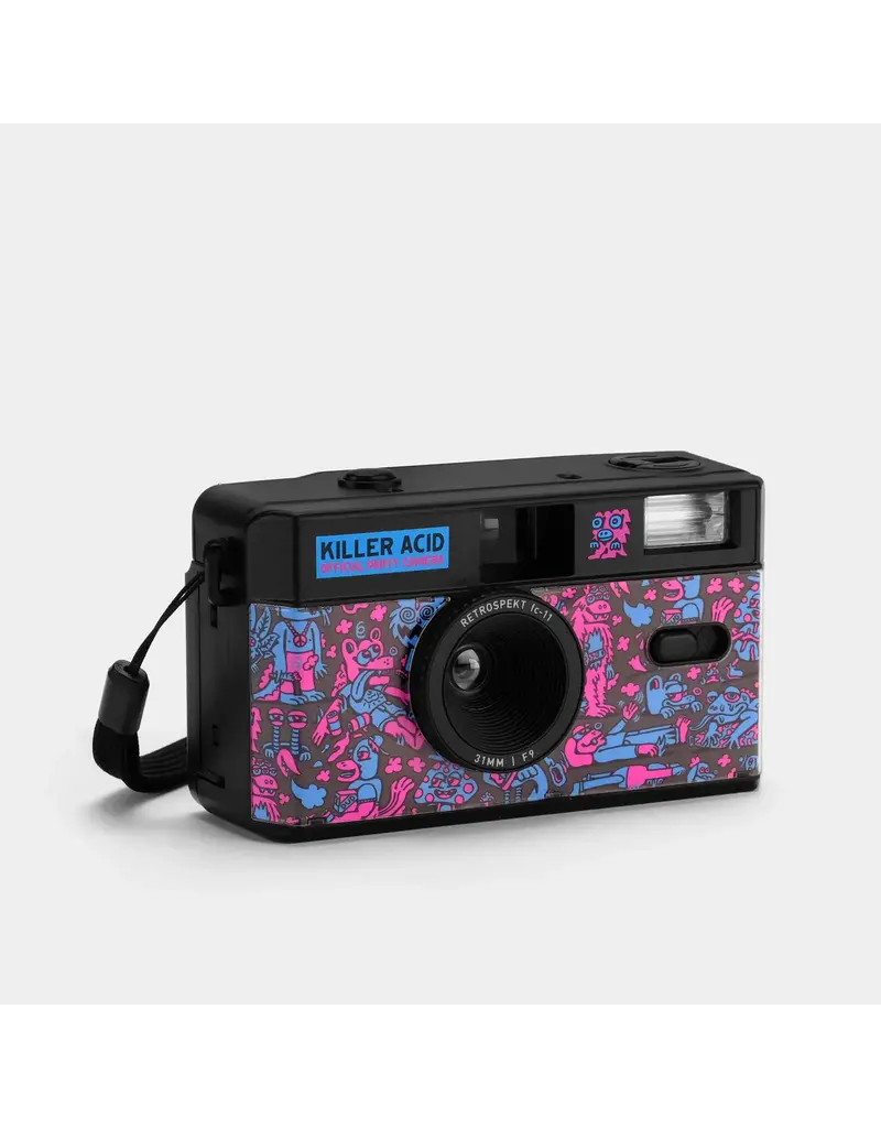 Retrospekt Killer Acid “Official Party Camera” FC-11 35mm Film Camera & Bag Bundle