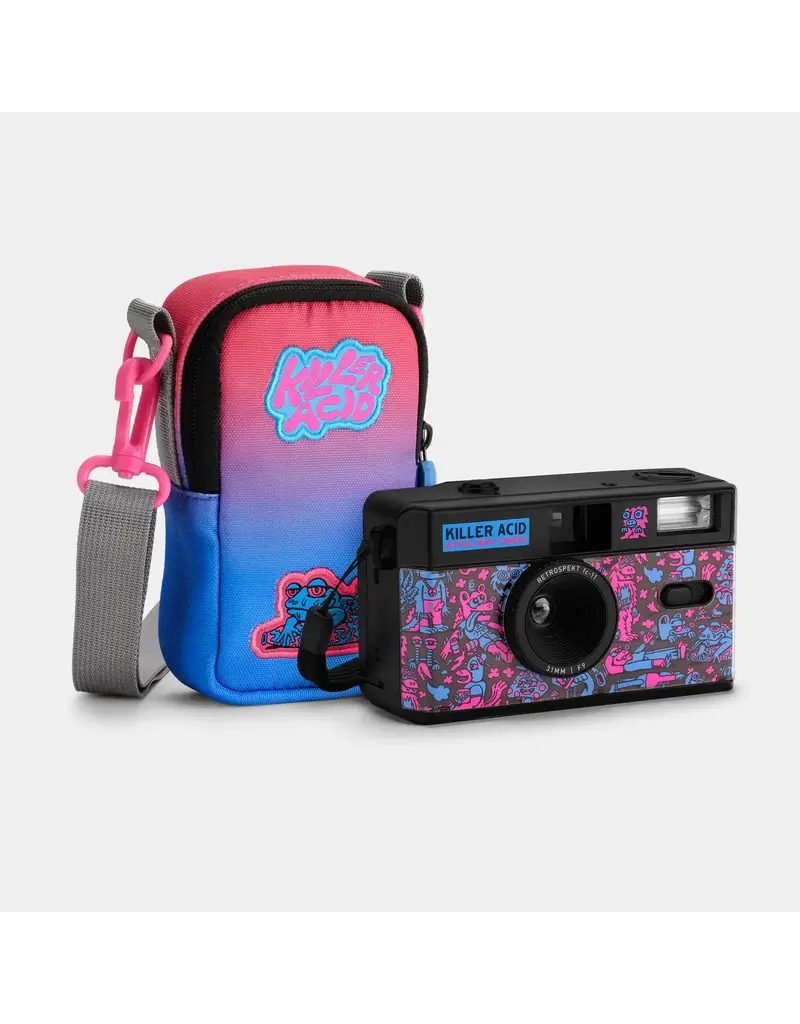 Retrospekt Killer Acid “Official Party Camera” FC-11 35mm Film Camera & Bag Bundle