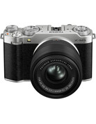 Fujifilm FUJIFILM X-M5 Mirrorless Camera Body, Silver with XC15-45mmF3.5-5.6 OIS PZ Lens Kit