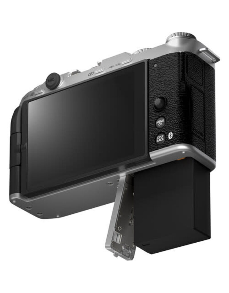 Fujifilm FUJIFILM X-M5 Mirrorless Camera Body, Silver with XC15-45mmF3.5-5.6 OIS PZ Lens Kit
