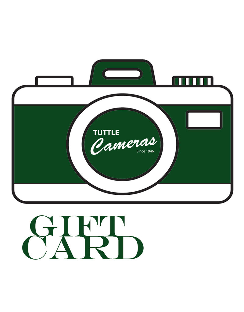 Tuttle Cameras $25.00 Gift Card